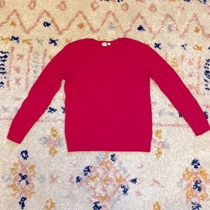 Red V-Neck Sweater from The Gap!